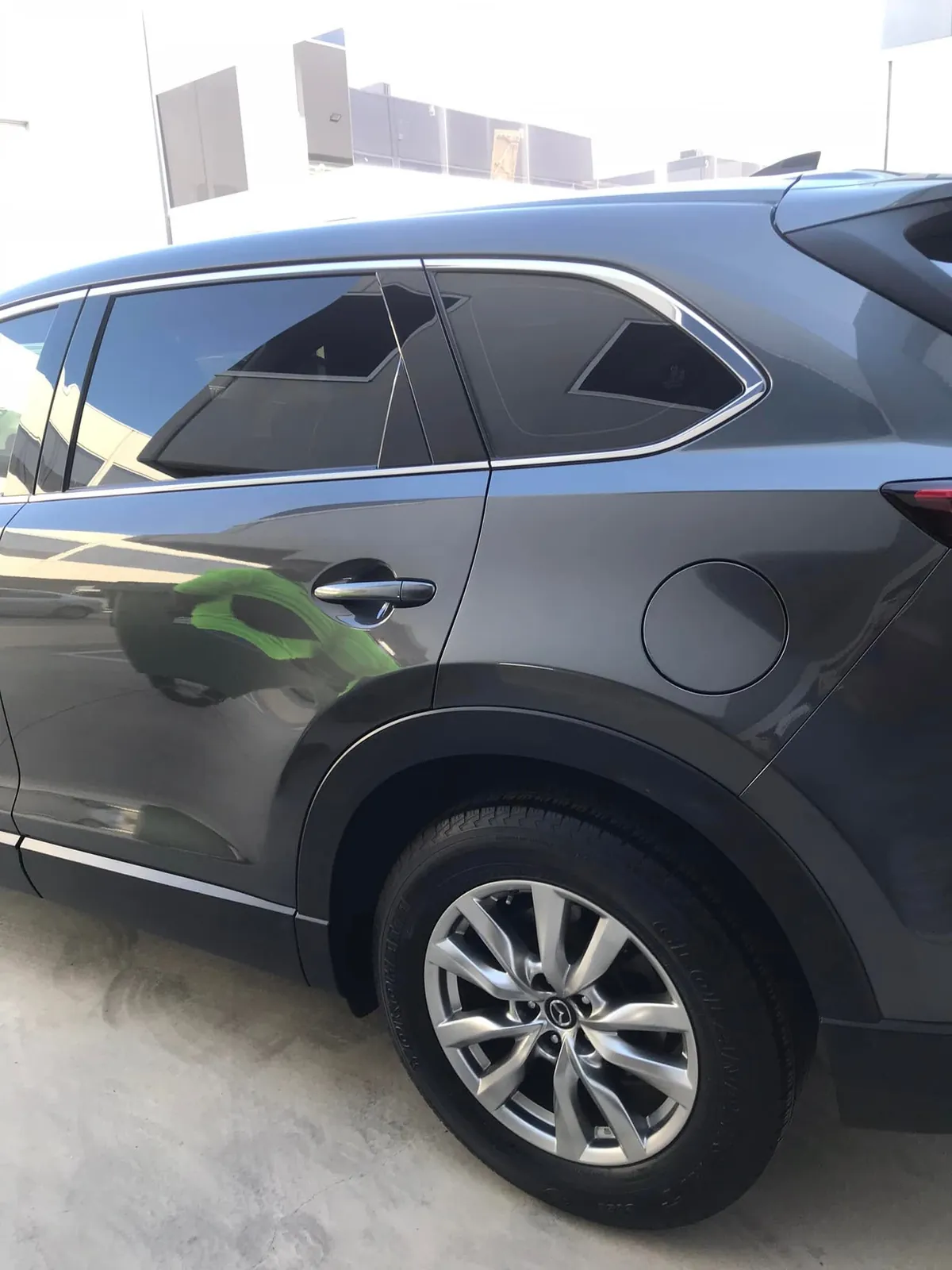 Car with professional window tint by KEN Express