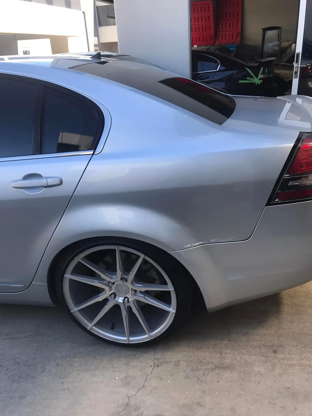 Car with professional window tint by KEN Express