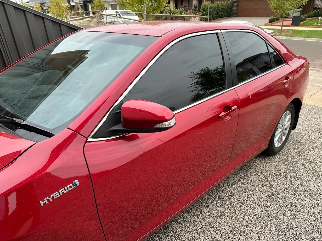 Car with professional window tint by KEN Express