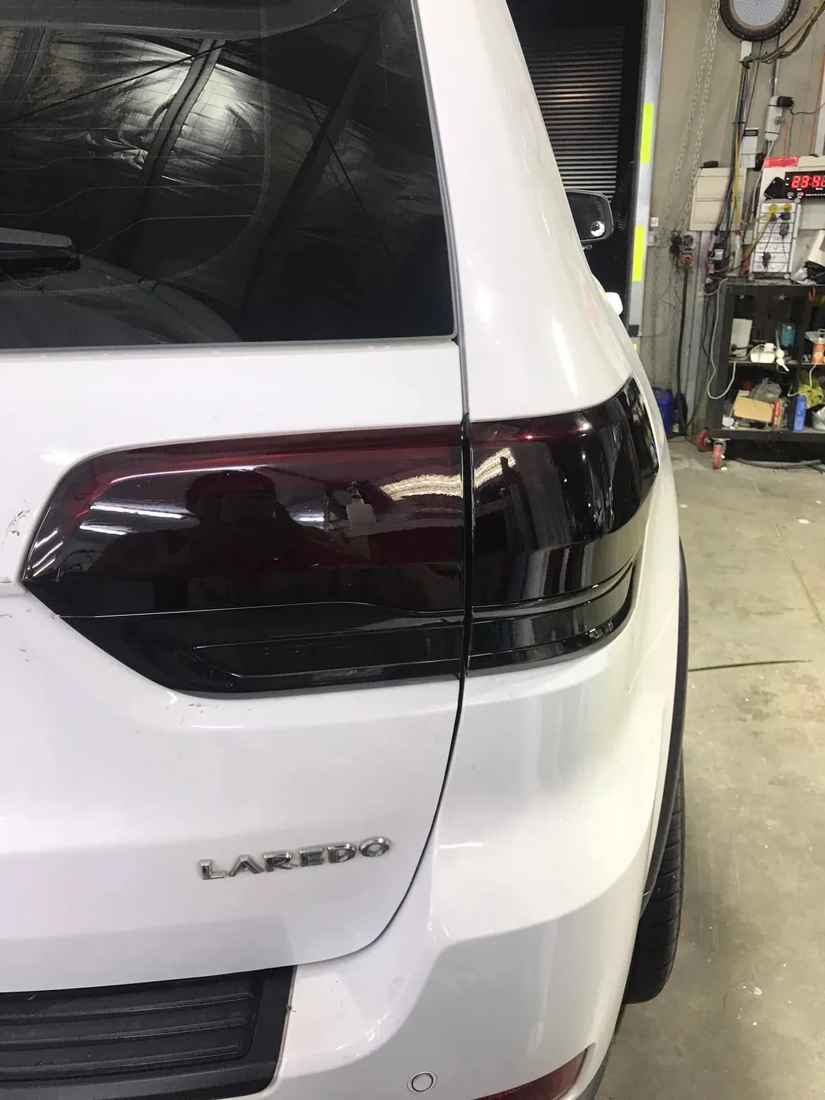 Smoked tail lights tinted by KEN Express